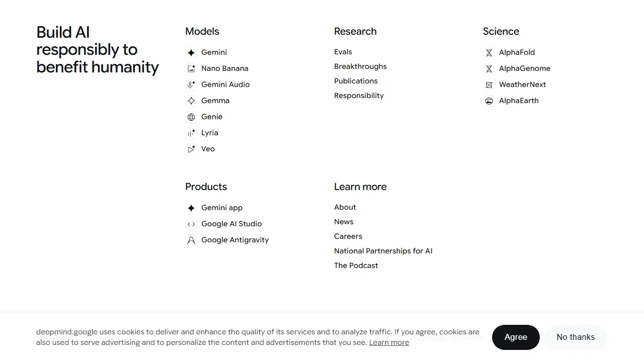 Google Veo Oberfläche-Screenshot zeigt das Haupt-Dashboard