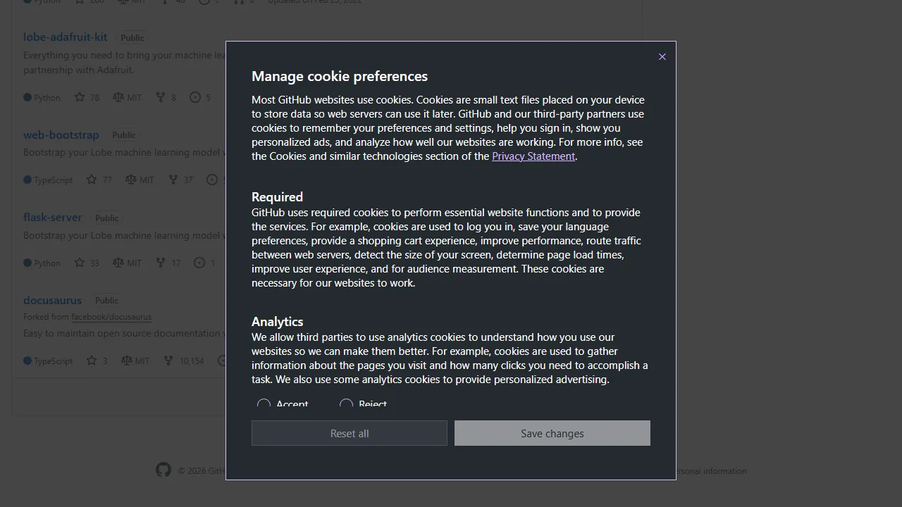 Lobe.ai Oberfläche-Screenshot zeigt das Haupt-Dashboard